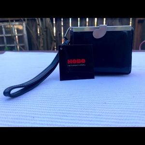 NWT black Hobo Angela wristlet